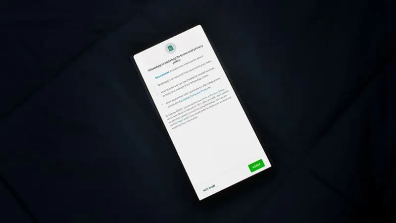 A phone showing an app settings screen